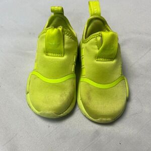 Adidas NMD 360 Slip On Neon Yellow Sneakers‎ Toddler Shoes Size 6K